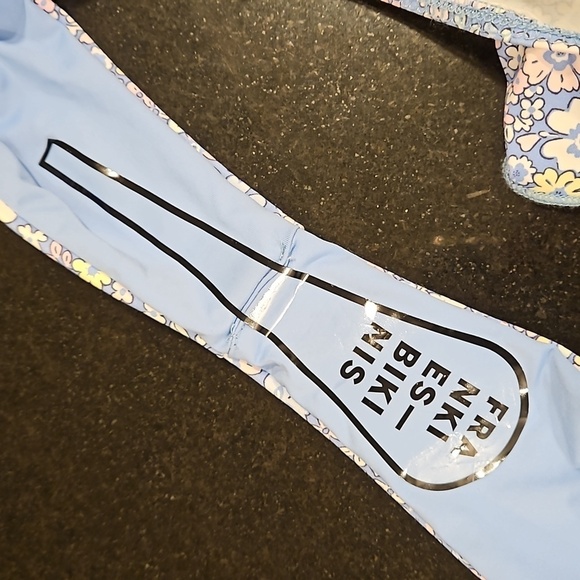 💕FRANKIES BIKINIS💕 Ali Ruffle Skimpy Bikini Bottom ~ Springtime XL NWT - Picture 11 of 13